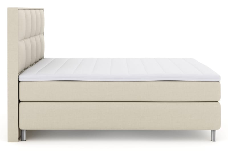 LEXI No 3 Sängpaket 180 Medium - Beige/Metall - Möbler - Sovrum - Sängar - Komplett Sängpaket