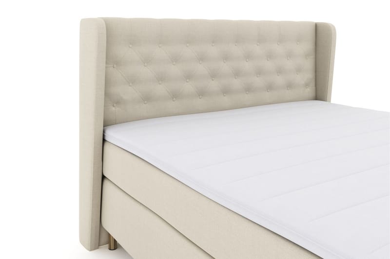 LEXI No 3 Sängpaket 210x210 Fast - Beige/Koppar - Möbler - Sovrum - Sängar - Komplett Sängpaket