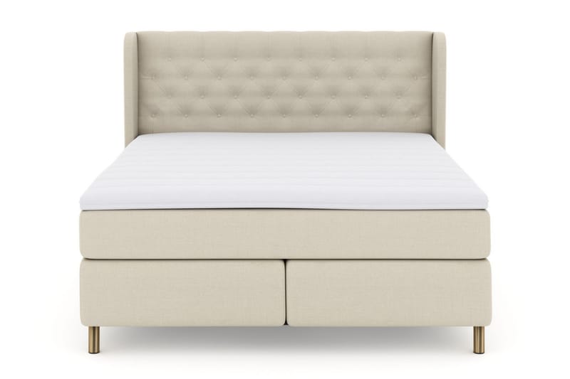 LEXI No 3 Sängpaket 210x210 Fast - Beige/Koppar - Möbler - Sovrum - Sängar - Komplett Sängpaket