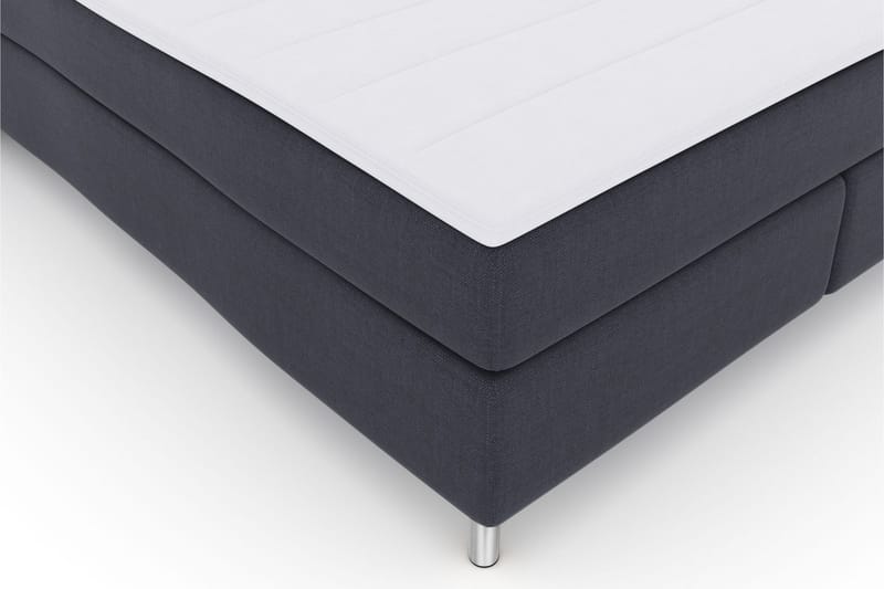 LEXI No 3 Sängpaket 210x210 Fast - Blå/Metall - Komplett Sängpaket - Kontinentalsängar