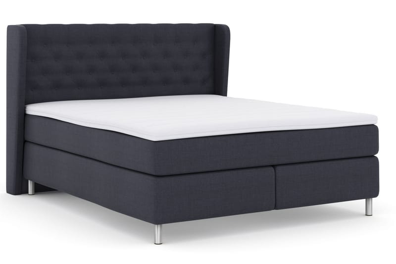 LEXI No 3 Sängpaket 210x210 Fast - Blå/Metall - Möbler - Sovrum - Sängar - Komplett Sängpaket