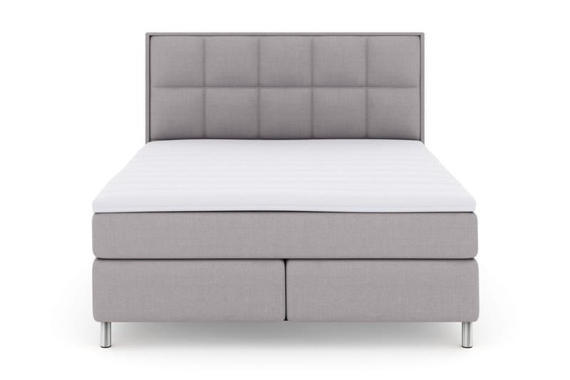 LEXI No 3 Sängpaket 210x210 Fast - Ljusgrå/Metall - Möbler - Sovrum - Sängar - Komplett Sängpaket
