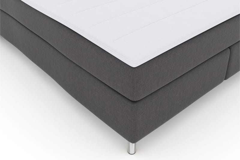 LEXI No 3 Sängpaket 210x210 Fast - Mörkgrå/Metall - Möbler - Sovrum - Sängar - Komplett Sängpaket