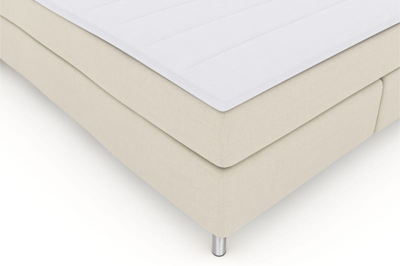 LEXI No 3 Sängpaket 210x210 Fast/Medium - Beige/Metall - Komplett Sängpaket - Kontinentalsängar