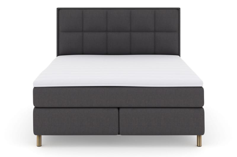 LEXI No 3 Sängpaket 210x210 Medium - Mörkgrå/Koppar - Möbler - Sovrum - Sängar - Komplett Sängpaket