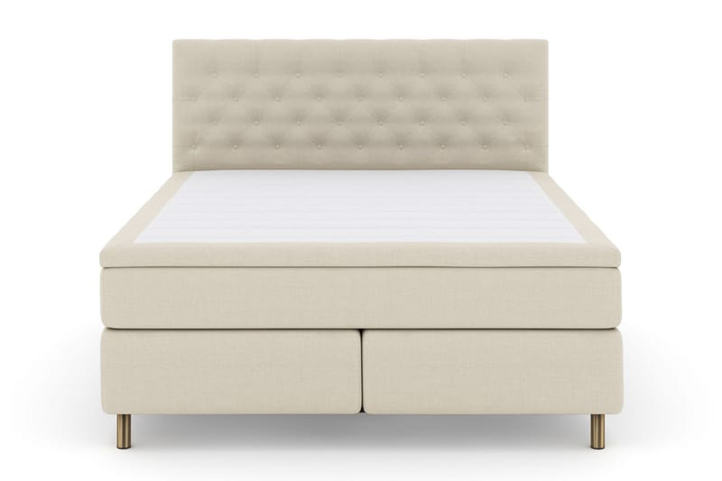 LEXI No 4 Kontinentalsäng 180 Fast Beige/Koppar - Möbler - Sovrum - Sängar - Kontinentalsängar