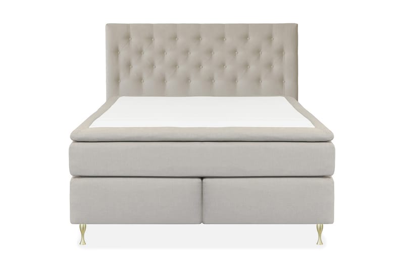 LEXI No 4 Kontinentalsäng 180 Fast/Medium Beige/Guld - Möbler - Sovrum - Sängar - Kontinentalsängar