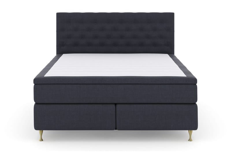 LEXI No 4 Kontinentalsäng 180 Fast/Medium Blå/Guld - Möbler - Sovrum - Sängar - Kontinentalsängar