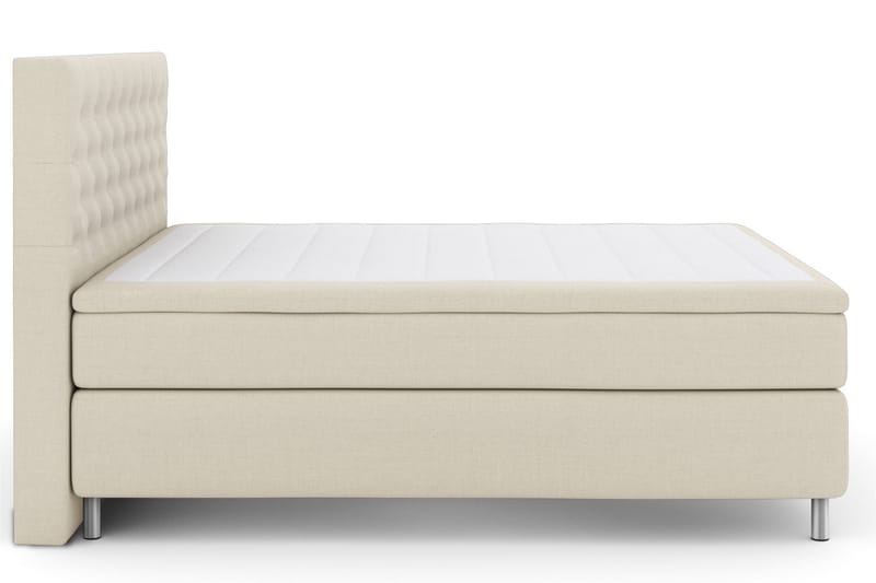 LEXI No 4 Kontinentalsäng 180 Medium Beige/Metall - Möbler - Sovrum - Sängar - Kontinentalsängar