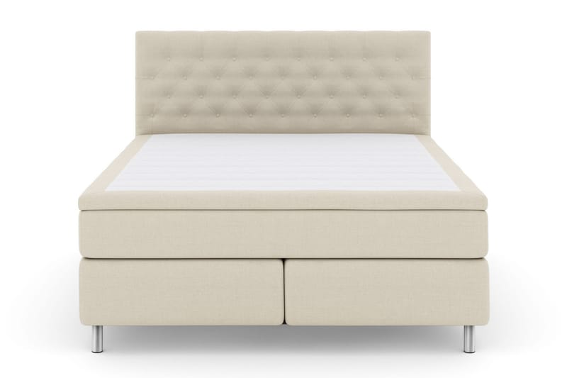 LEXI No 4 Kontinentalsäng 180 Medium Beige/Metall - Möbler - Sovrum - Sängar - Kontinentalsängar