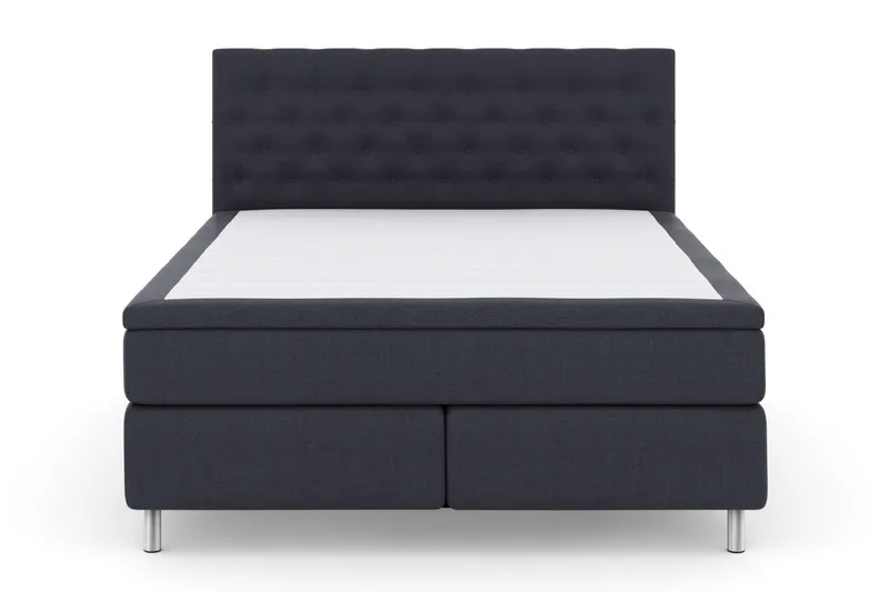 LEXI No 4 Kontinentalsäng 210 Medium Blå/Metall