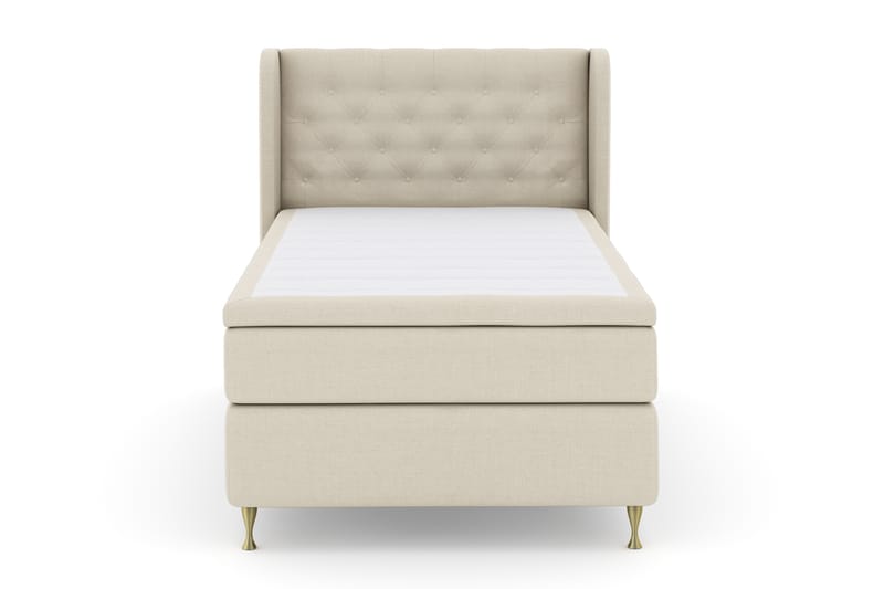 LEXI No 4 Sängpaket 120 Fast - Beige/Guld - Möbler - Sovrum - Sängar - Komplett Sängpaket