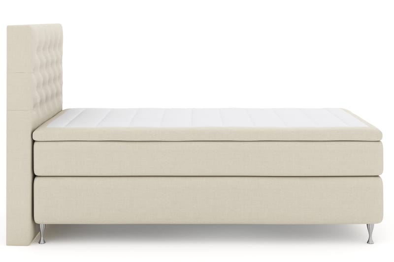 LEXI No 4 Sängpaket 120 Fast - Beige/Silver - Möbler - Sovrum - Sängar - Komplett Sängpaket