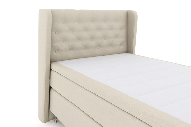 LEXI No 4 Sängpaket 120 Fast - Beige/Silver - Möbler - Sovrum - Sängar - Komplett Sängpaket
