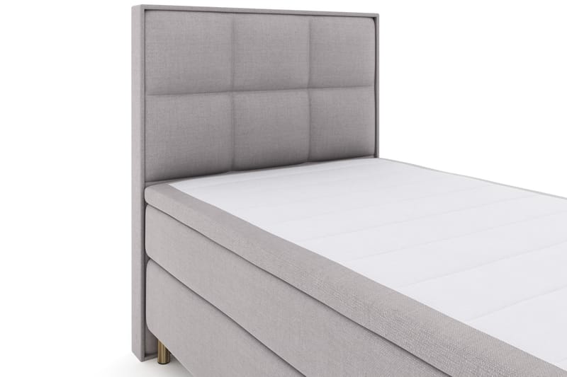 LEXI No 4 Sängpaket 120 Fast - Ljusgrå/Koppar - Möbler - Sovrum - Sängar - Komplett Sängpaket