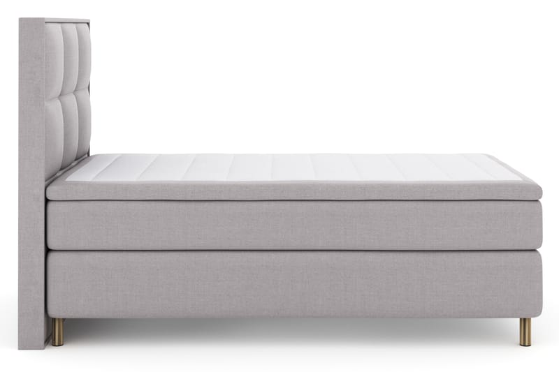 LEXI No 4 Sängpaket 120 Fast - Ljusgrå/Koppar - Möbler - Sovrum - Sängar - Komplett Sängpaket
