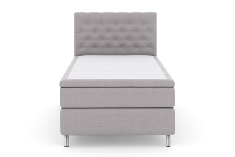 LEXI No 4 Sängpaket 120 Fast - Ljusgrå/Metall - Möbler - Sovrum - Sängar - Komplett Sängpaket