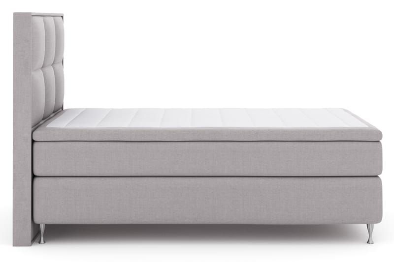 LEXI No 4 Sängpaket 120 Fast - Ljusgrå/Silver - Möbler - Sovrum - Sängar - Komplett Sängpaket