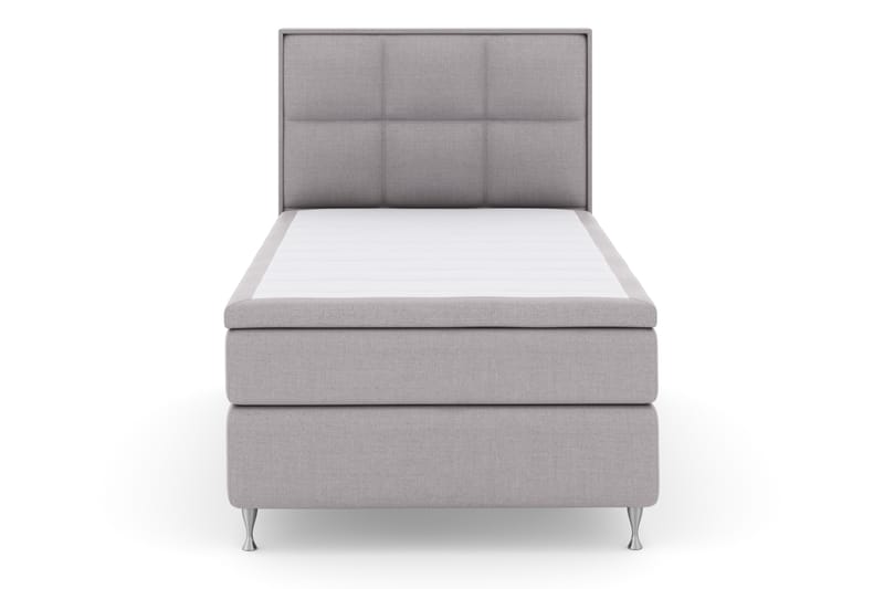 LEXI No 4 Sängpaket 120 Fast - Ljusgrå/Silver - Möbler - Sovrum - Sängar - Komplett Sängpaket