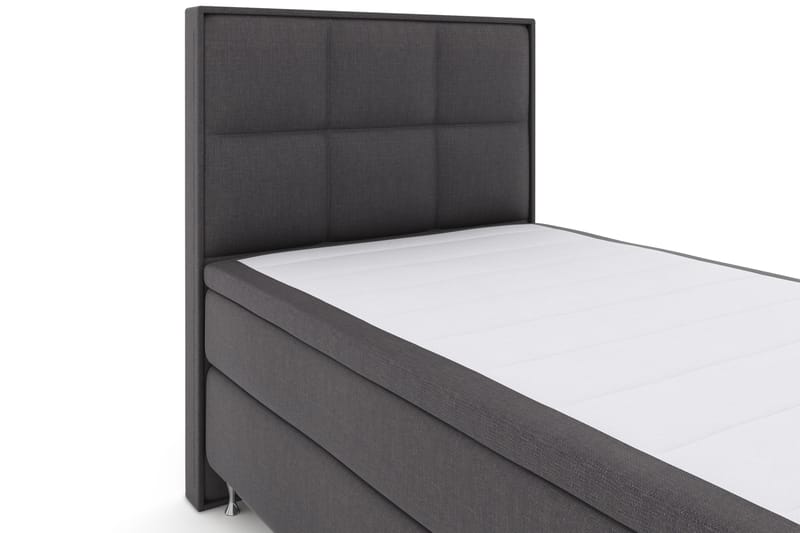 LEXI No 4 Sängpaket 120 Fast - Mörkgrå/Silver - Möbler - Sovrum - Sängar - Komplett Sängpaket