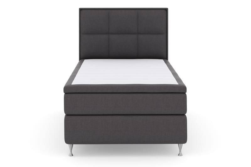 LEXI No 4 Sängpaket 120 Fast - Mörkgrå/Silver - Möbler - Sovrum - Sängar - Komplett Sängpaket