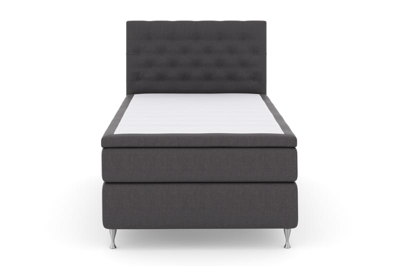 LEXI No 4 Sängpaket 120 Fast - Mörkgrå/Silver - Möbler - Sovrum - Sängar - Komplett Sängpaket