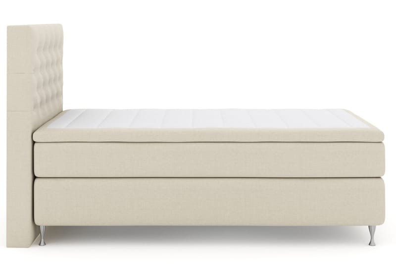 LEXI No 4 Sängpaket 120 Medium - Beige/Silver - Komplett Sängpaket - Kontinentalsängar