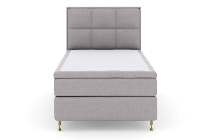 LEXI No 4 Sängpaket 120 Medium - Ljusgrå/Guld - Möbler - Sovrum - Sängar - Komplett Sängpaket