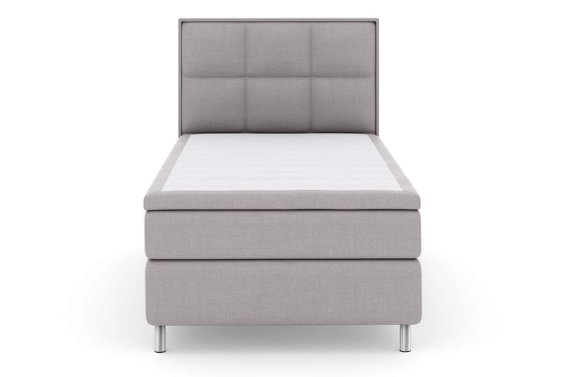 LEXI No 4 Sängpaket 120 Medium - Ljusgrå/Metall - Möbler - Sovrum - Sängar - Komplett Sängpaket