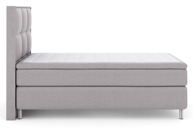 LEXI No 4 Sängpaket 120 Medium - Ljusgrå/Metall - Möbler - Sovrum - Sängar - Komplett Sängpaket