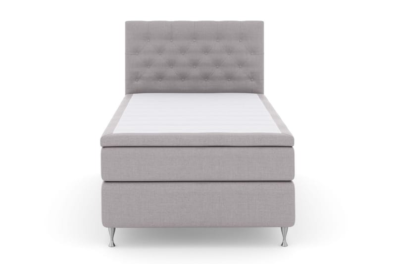 LEXI No 4 Sängpaket 120 Medium - Ljusgrå/Silver - Möbler - Sovrum - Sängar - Komplett Sängpaket