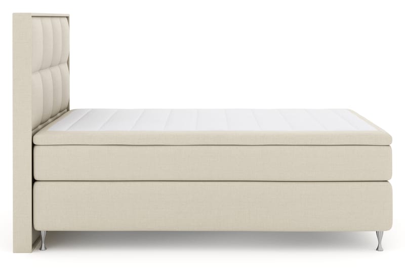 LEXI No 4 Sängpaket 140 Fast - Beige/Silver - Möbler - Sovrum - Sängar - Komplett Sängpaket