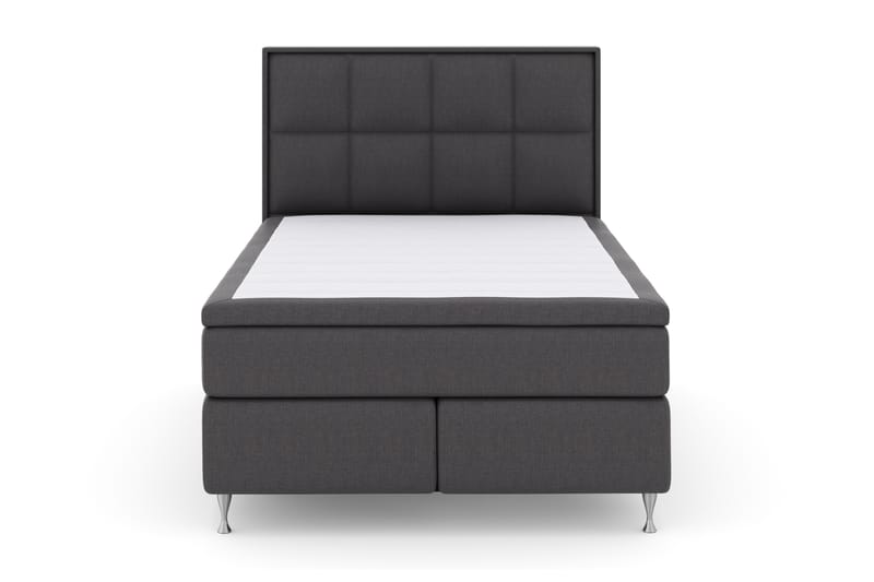 LEXI No 4 Sängpaket 140 Fast - Mörkgrå/Silver - Möbler - Sovrum - Sängar - Komplett Sängpaket