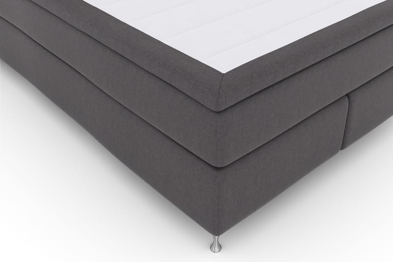 LEXI No 4 Sängpaket 140 Fast - Mörkgrå/Silver - Möbler - Sovrum - Sängar - Komplett Sängpaket
