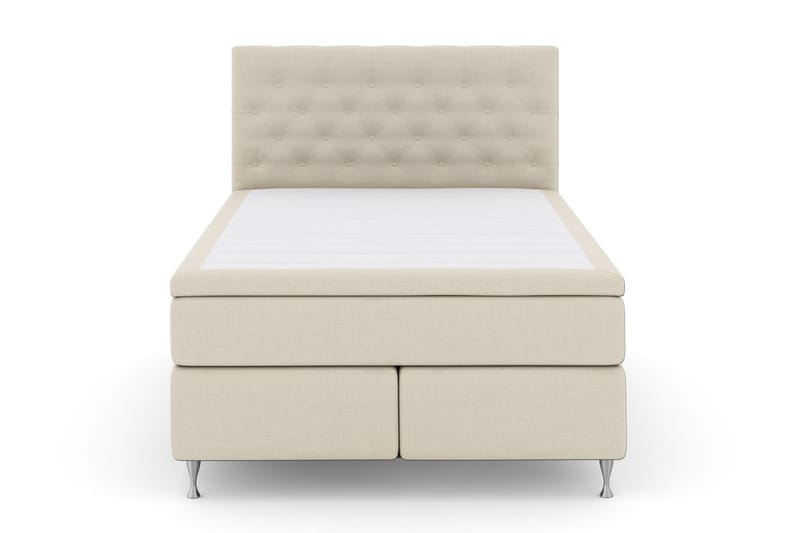 LEXI No 4 Sängpaket 140 Fast/Medium - Beige/Silver - Komplett Sängpaket - Kontinentalsängar