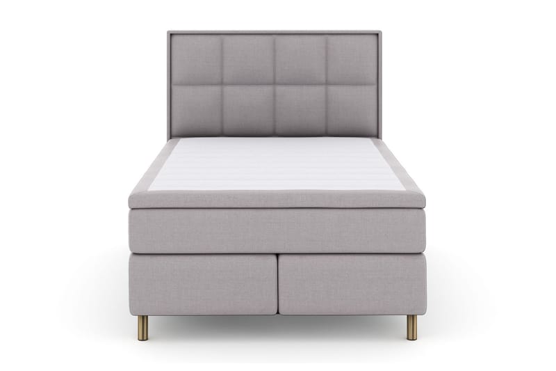 LEXI No 4 Sängpaket 140 Fast/Medium - Ljusgrå/Koppar - Möbler - Sovrum - Sängar - Komplett Sängpaket