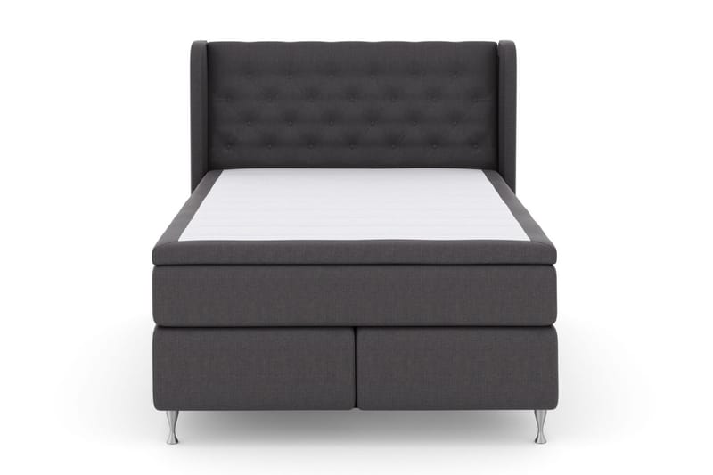 LEXI No 4 Sängpaket 140 Fast/Medium - Mörkgrå/Silver - Möbler - Sovrum - Sängar - Komplett Sängpaket