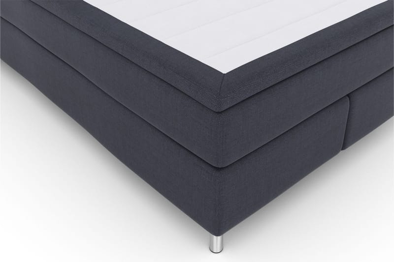 LEXI No 4 Sängpaket 140 Medium - Blå/Metall - Komplett Sängpaket - Kontinentalsängar