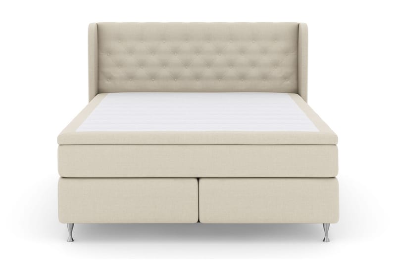 LEXI No 4 Sängpaket 160 Fast - Beige/Silver - Möbler - Sovrum - Sängar - Komplett Sängpaket
