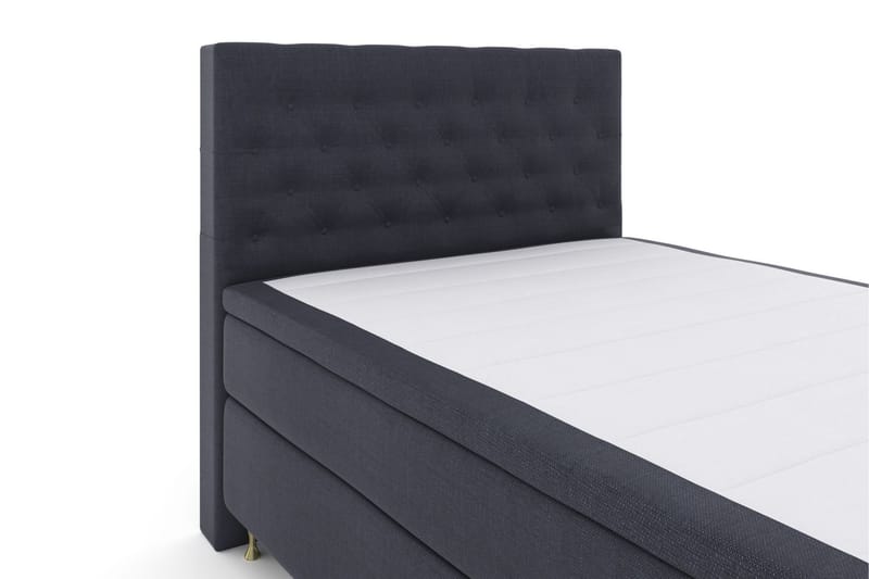 LEXI No 4 Sängpaket 160 Fast - Blå/Guld - Komplett Sängpaket - Kontinentalsängar