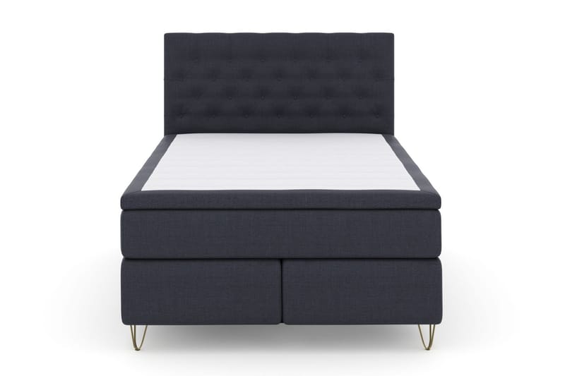 LEXI No 4 Sängpaket 160 Fast/Medium - Blå/Metall V-form - Möbler - Sovrum - Sängar - Komplett Sängpaket