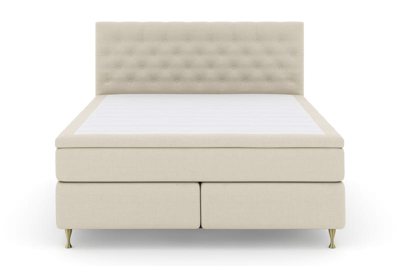 LEXI No 4 Sängpaket 180 Fast - Beige/Guld - Möbler - Sovrum - Sängar - Komplett Sängpaket