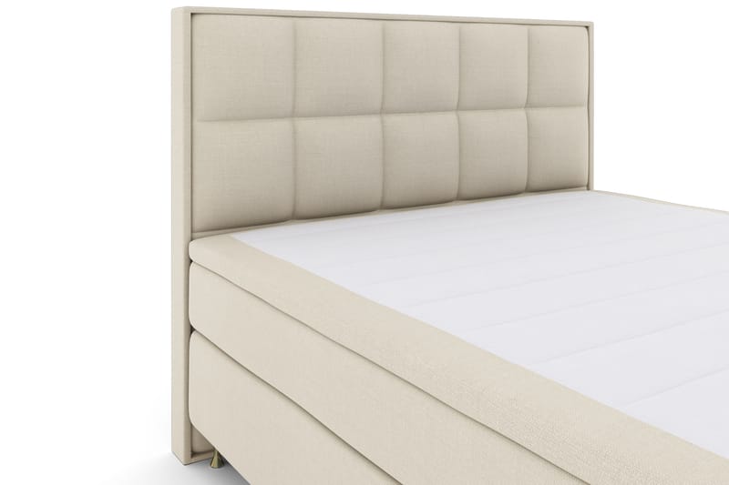 LEXI No 4 Sängpaket 180 Fast - Beige/Guld - Möbler - Sovrum - Sängar - Komplett Sängpaket