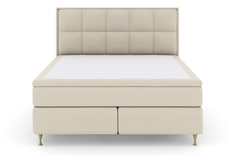 LEXI No 4 Sängpaket 180 Fast - Beige/Guld - Möbler - Sovrum - Sängar - Komplett Sängpaket