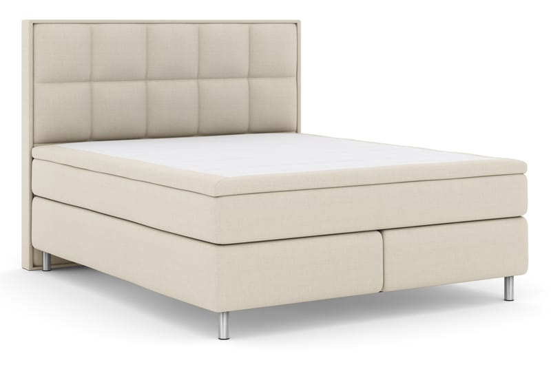 LEXI No 4 Sängpaket 180 Fast - Beige/Metall - Möbler - Sovrum - Sängar - Komplett Sängpaket