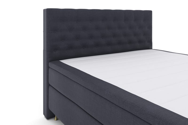LEXI No 4 Sängpaket 180 Fast - Blå/Guld - Möbler - Sovrum - Sängar - Komplett Sängpaket