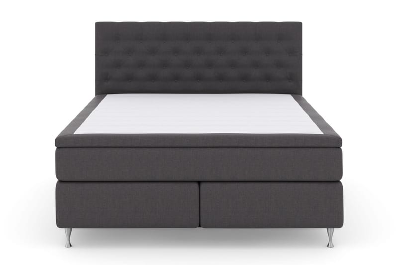 LEXI No 4 Sängpaket 180 Fast/Medium - Mörkgrå/Silver - Möbler - Sovrum - Sängar - Komplett Sängpaket