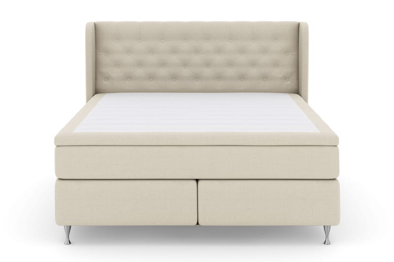 LEXI No 4 Sängpaket 180 Medium - Beige/Silver - Möbler - Sovrum - Sängar - Komplett Sängpaket