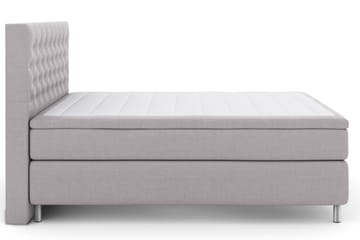 LEXI No 5 Kontinentalsäng 210 F/M Watergel Ljusgrå/Metall - Möbler - Sovrum - Sängar - Kontinentalsängar