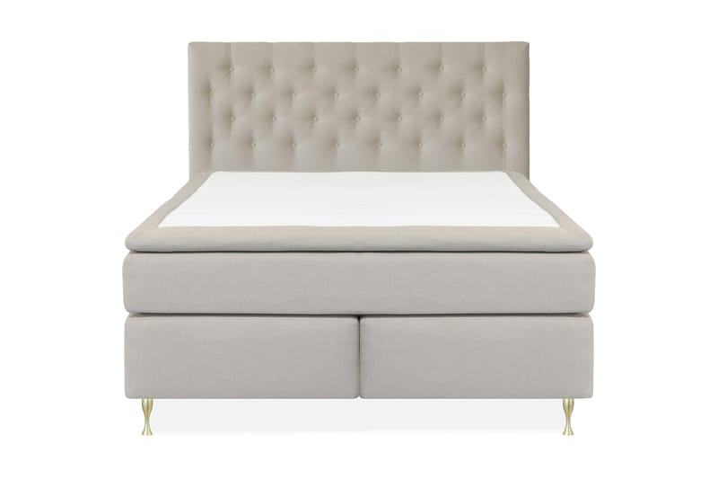 LEXI No 5 Kontinentalsäng 210 Medium Watergel Beige/Guld - Möbler - Sovrum - Sängar - Kontinentalsängar